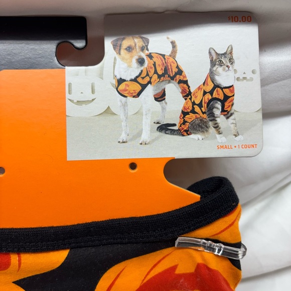 Hyde Eek! Dog Halloween Pumpkin Pet Pajamas Black and Orange size SM up to 20lbs - Picture 2 of 5